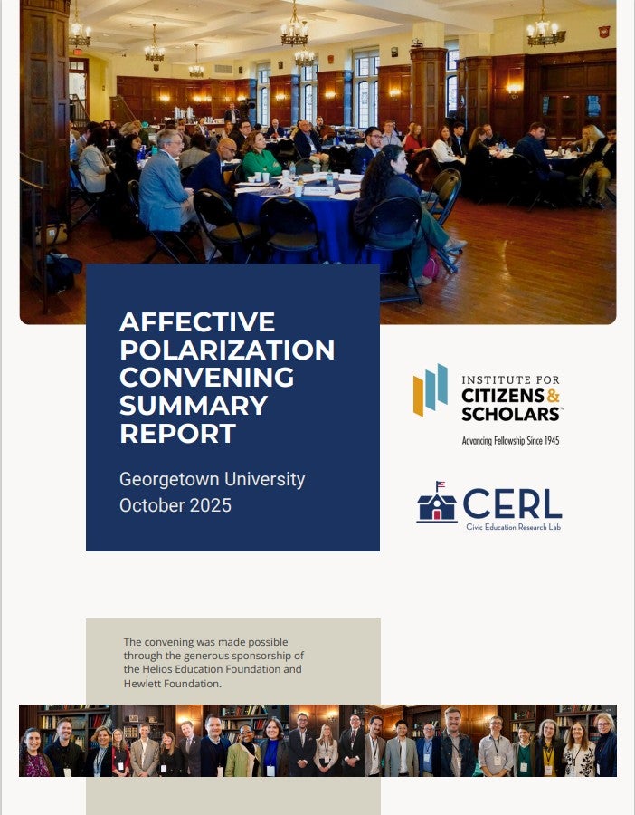 Affective Polarization Convening Summary Report cover
