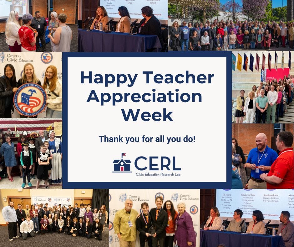 Happy Teacher Appreciation Week!