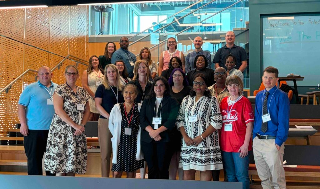 21 Delaware teachers at Literacy for We the People summer institute